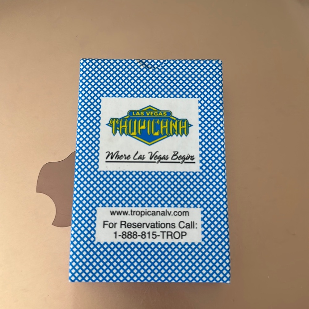 Collectible Las Vegas Tropicana Casino cards